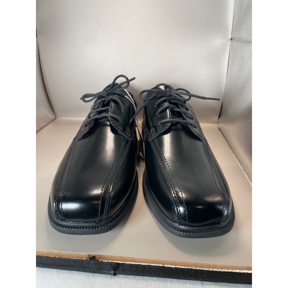 Nunn Bush Kore Mens Black Leather Bicycle Toe Oxford Shoes 11W 84356-001 - Picture 8 of 8